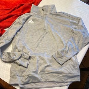 Adidas Grey Half Zip Size XL